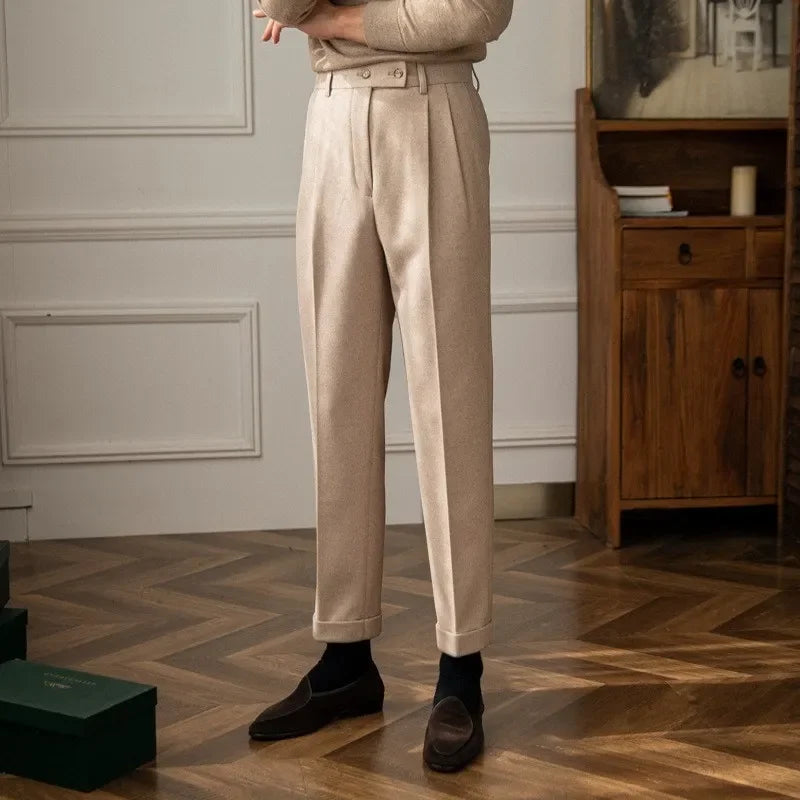 Stylish High-Waisted Trousers