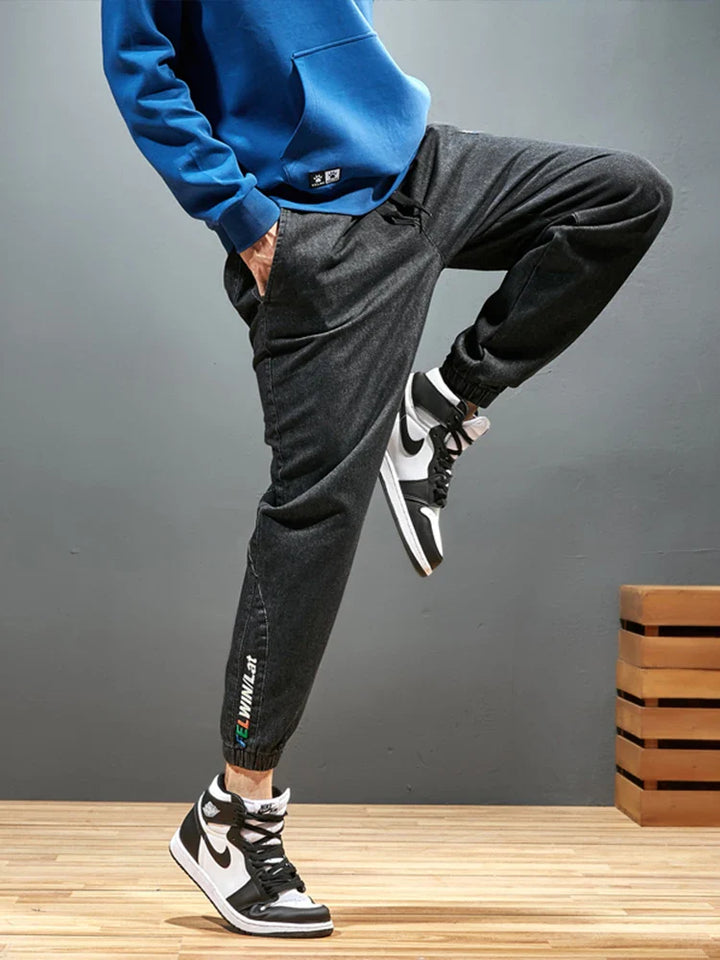 Chic Jogger Denim Pants