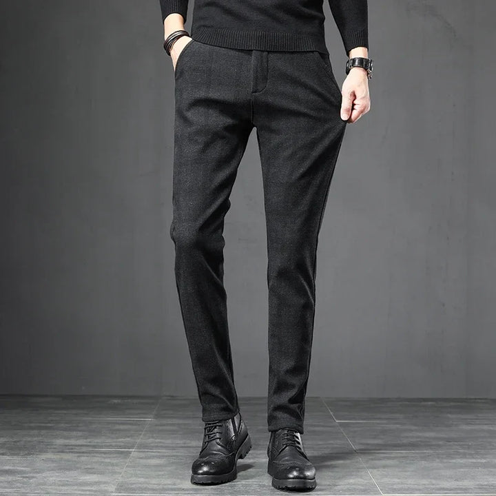 Relaxed Fit Checkered Trousers