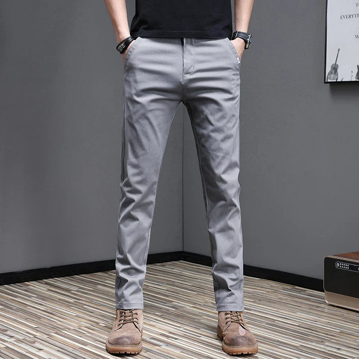 Relaxed Fit Cotton Trousers