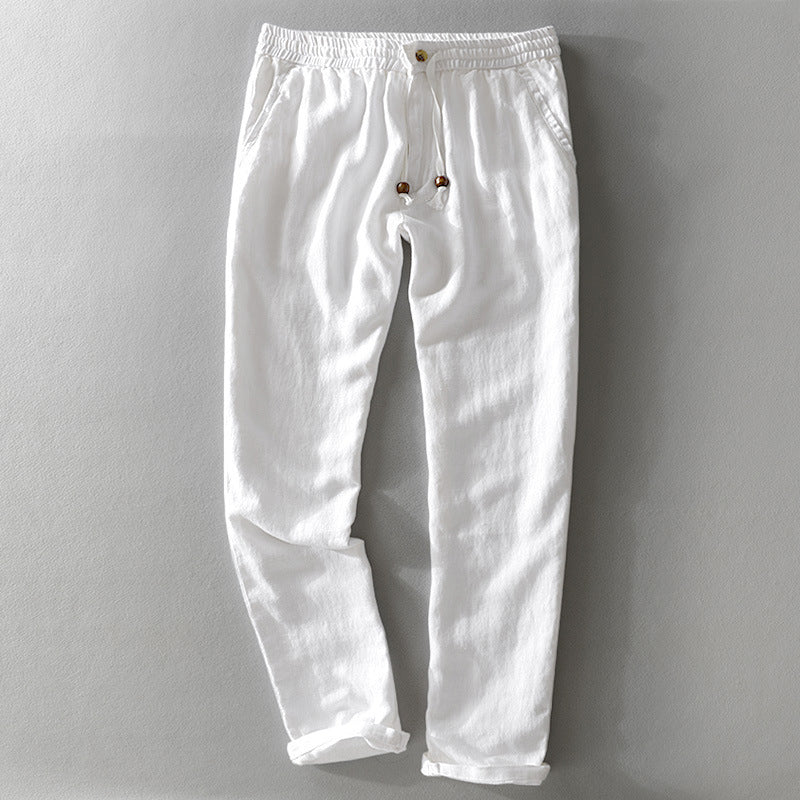 Relaxed Linen Trousers - Ibiza Style