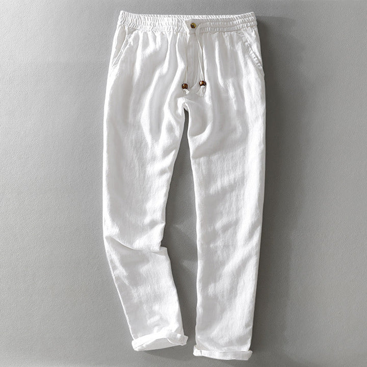 Relaxed Linen Trousers - Ibiza Style
