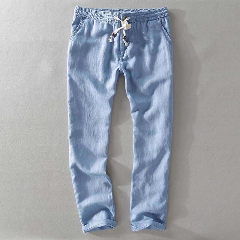 Relaxed Linen Trousers - Ibiza Style