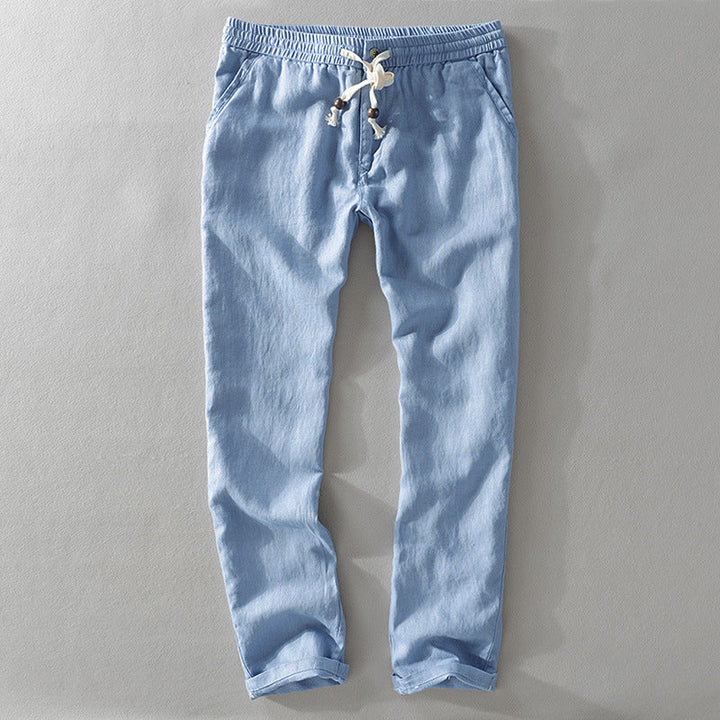 Relaxed Linen Trousers - Ibiza Style