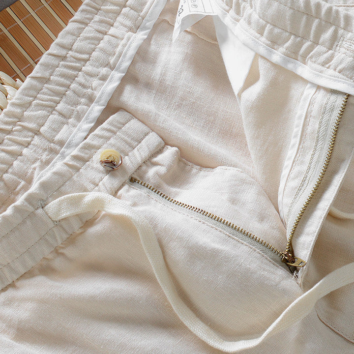 Relaxed Linen Trousers - Ibiza Style