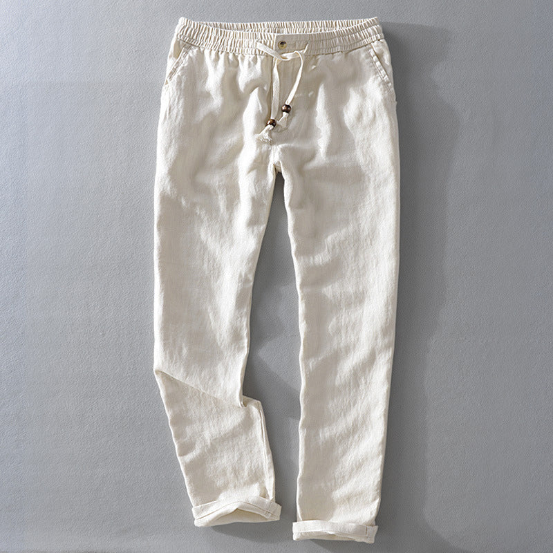 Relaxed Linen Trousers - Ibiza Style