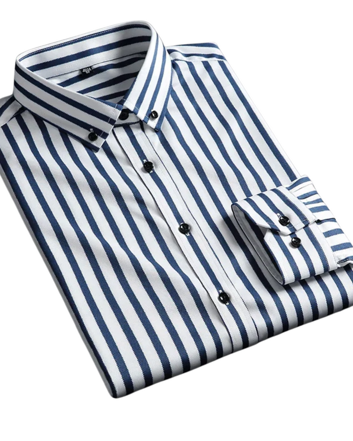 Meridian - Men's Casual Striped Shirt