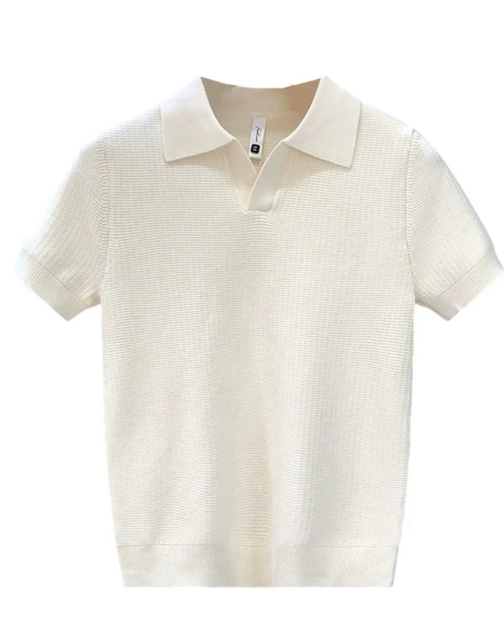 Airy Knit Polo Shirt