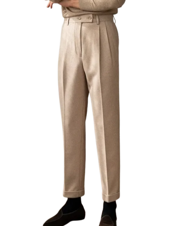 Stylish High-Waisted Trousers