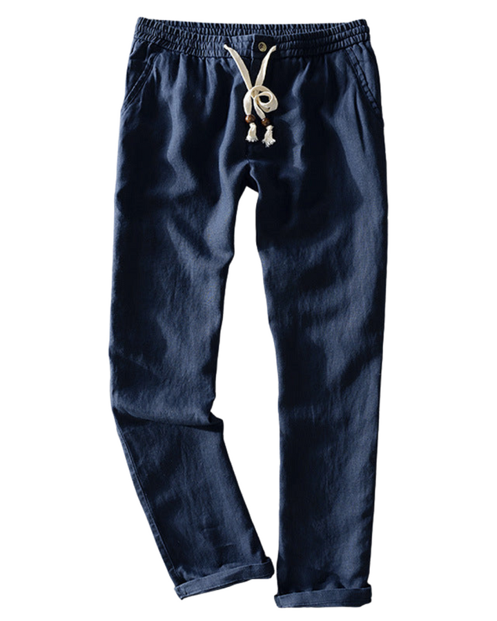 Relaxed Linen Trousers - Ibiza Style