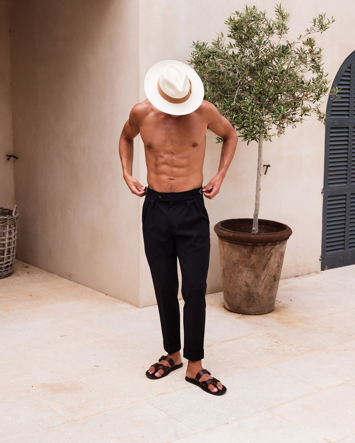 Ravello Oxford Pleated Trouser