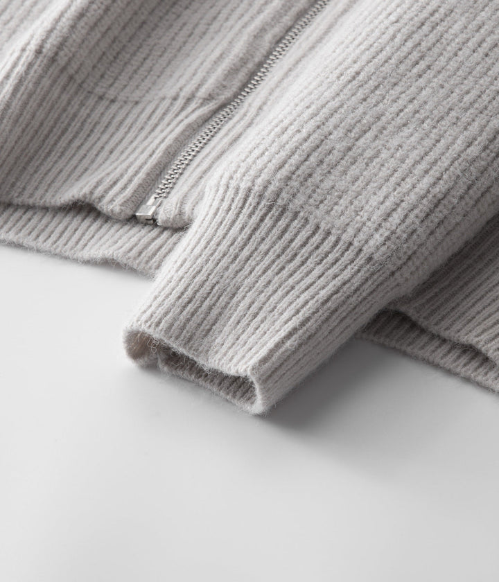 Sorrento Wool Zip Cardigan