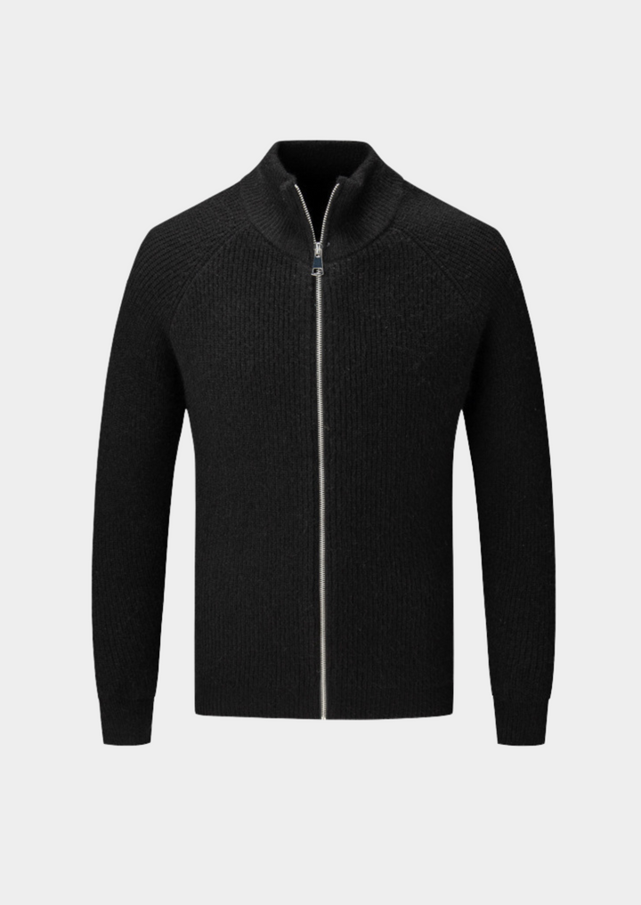Sorrento Wool Zip Cardigan