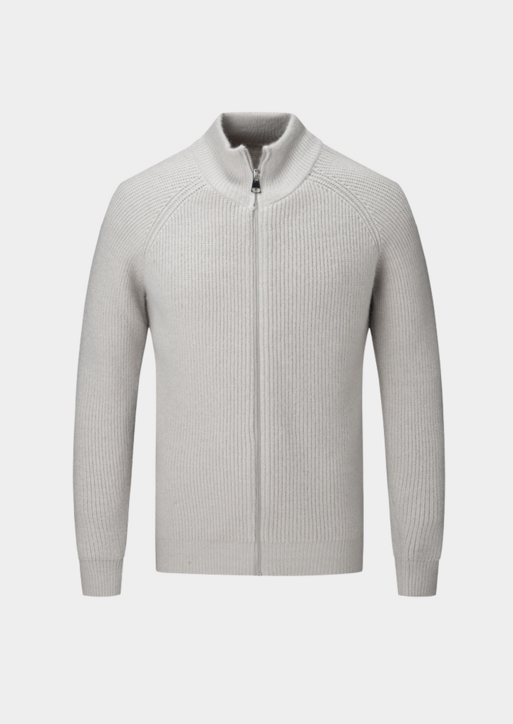 Sorrento Wool Zip Cardigan