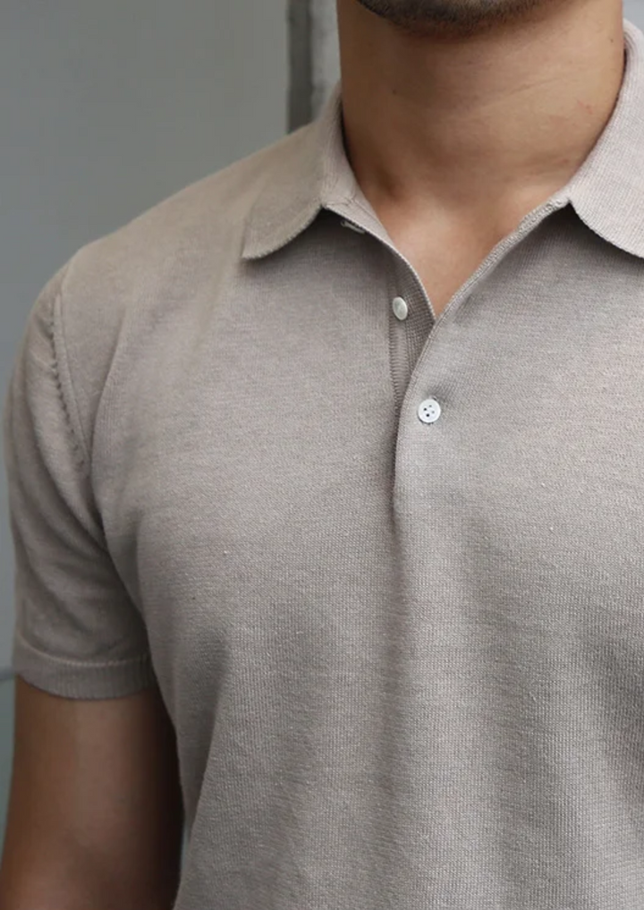 Cannes Knit Polo Shirt