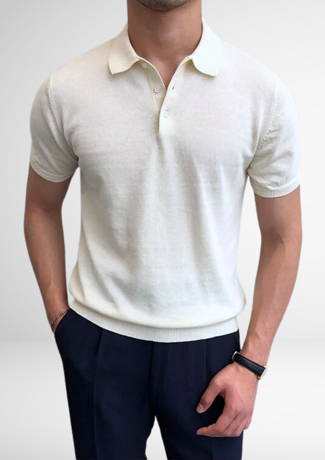 Cannes Knit Polo Shirt