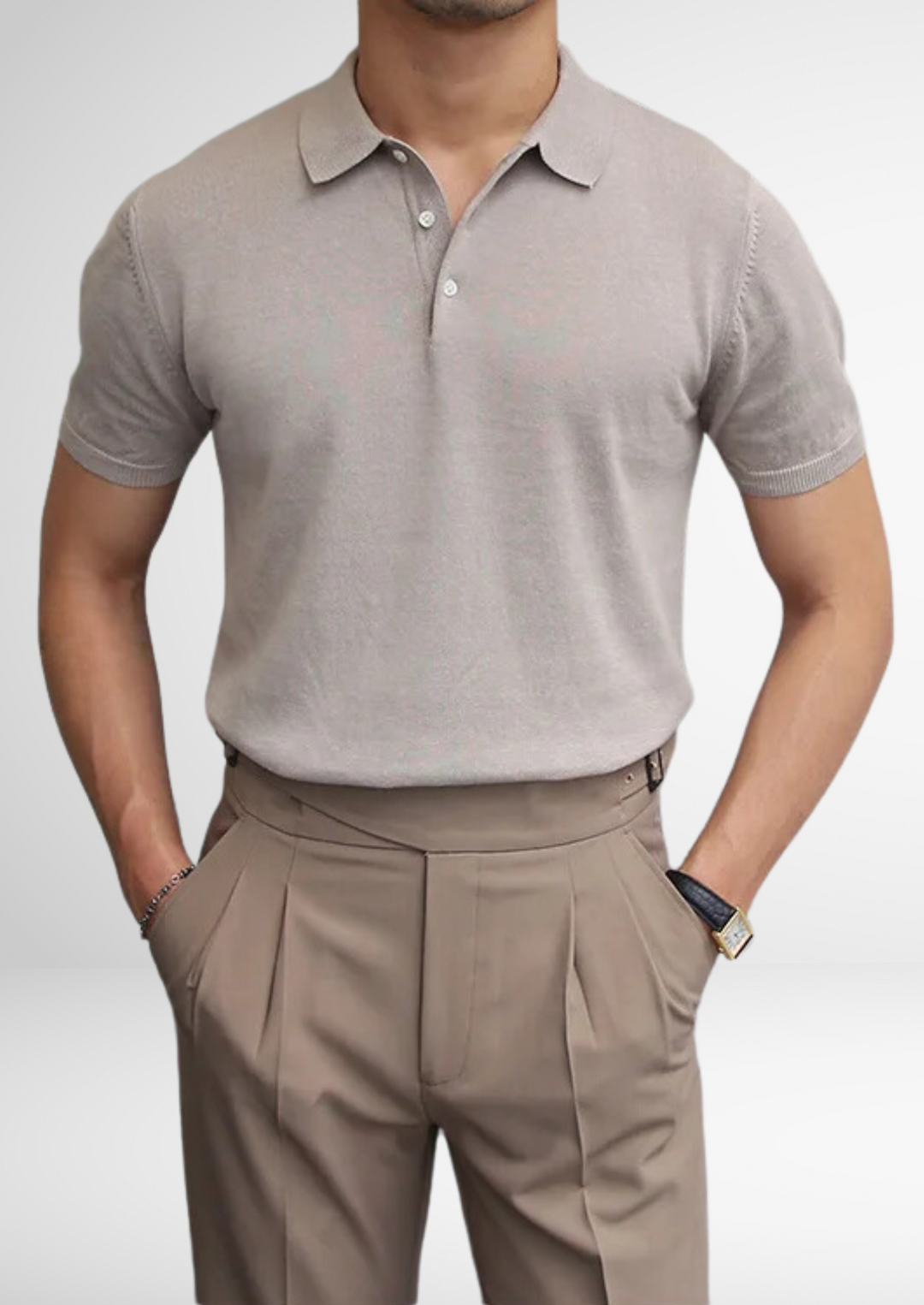 Cannes Knit Polo Shirt