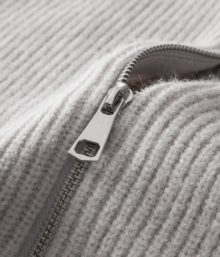 Sorrento Wool Zip Cardigan