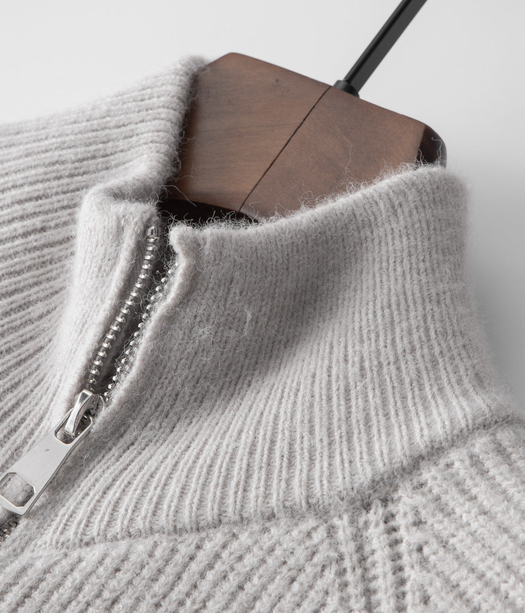 Sorrento Wool Zip Cardigan