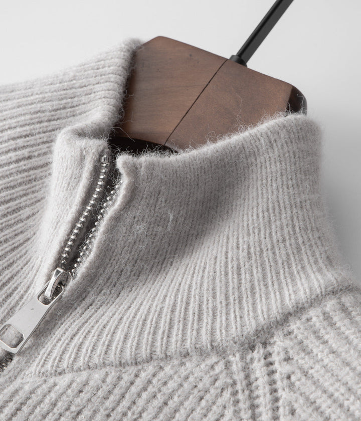 Sorrento Wool Zip Cardigan