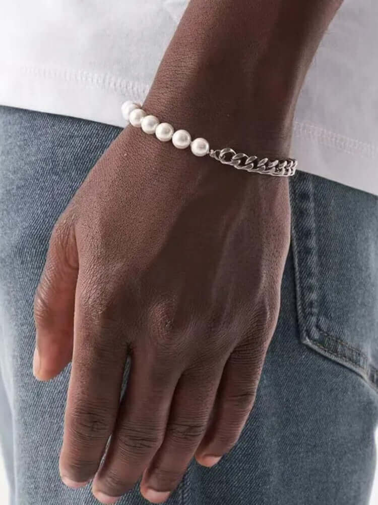 Hampton Pearl Link Bracelet