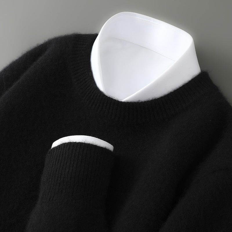Cashmere Sweater — Mock-Neck & Crew